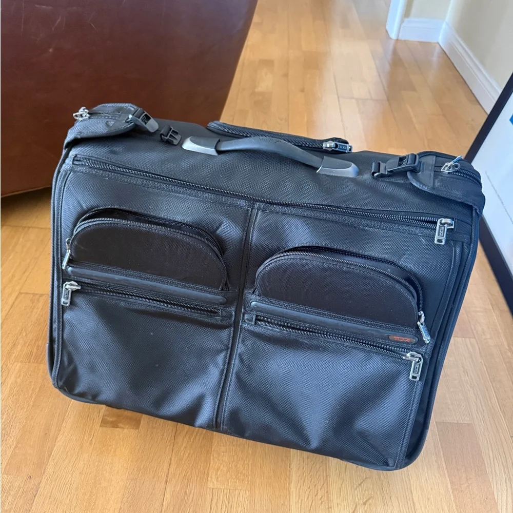 Tumi Black Men's Travel Duffel with Front Organizer Pockets